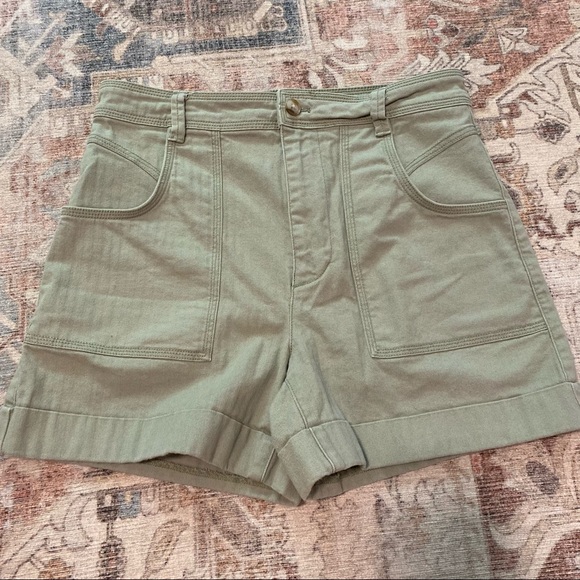 Madewell High-Rise Cuffed Shorts - Picture 2 of 7